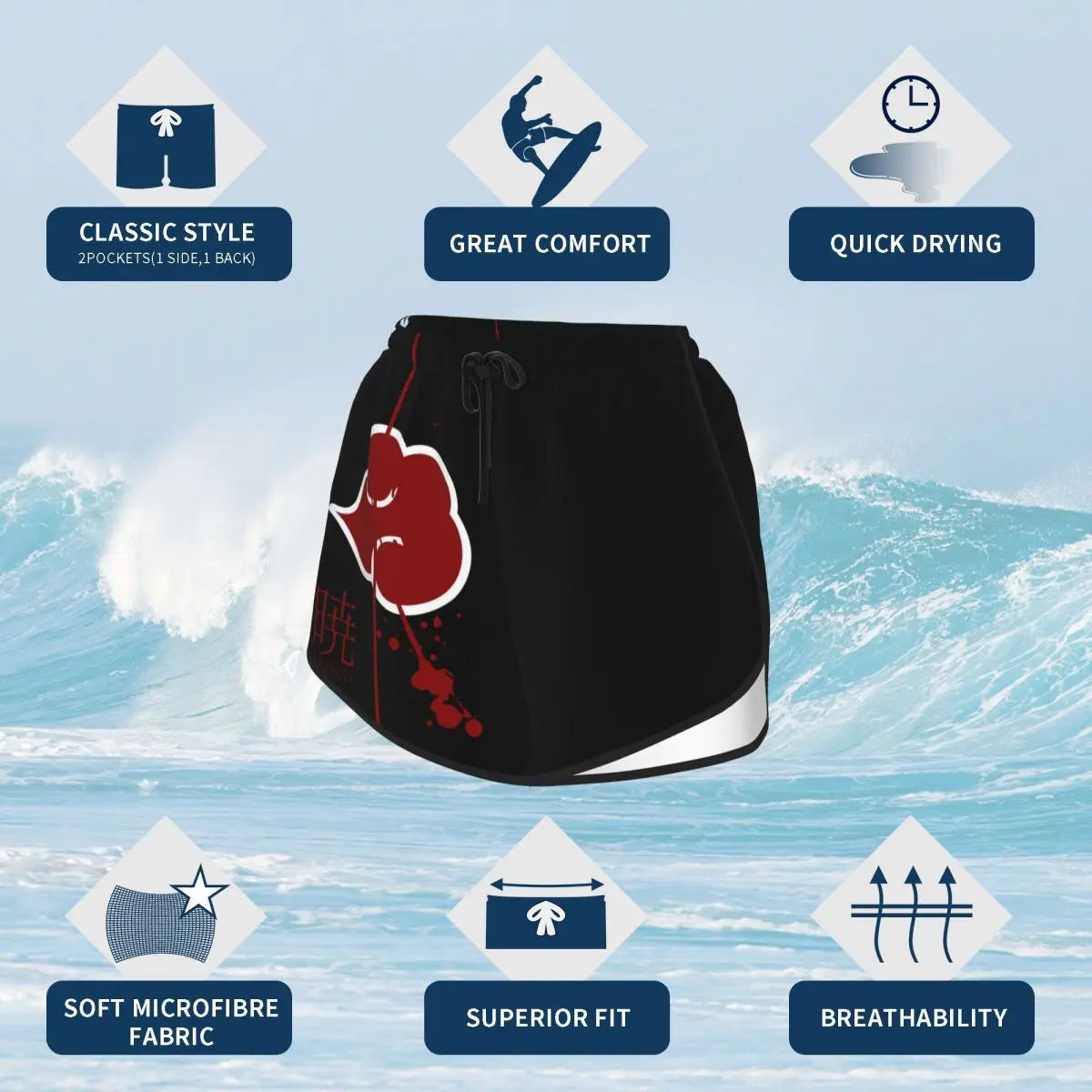 Women's Akatsuki Beach Shorts