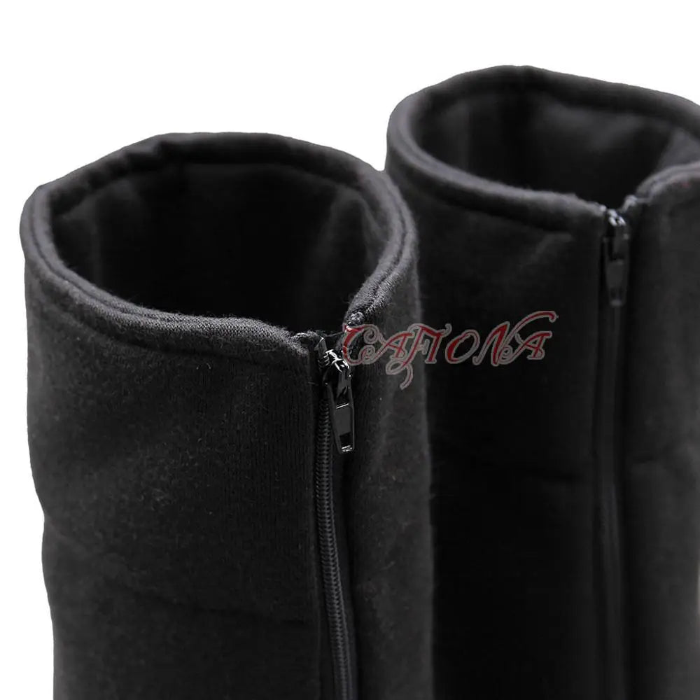 Long Black Ninja Boots