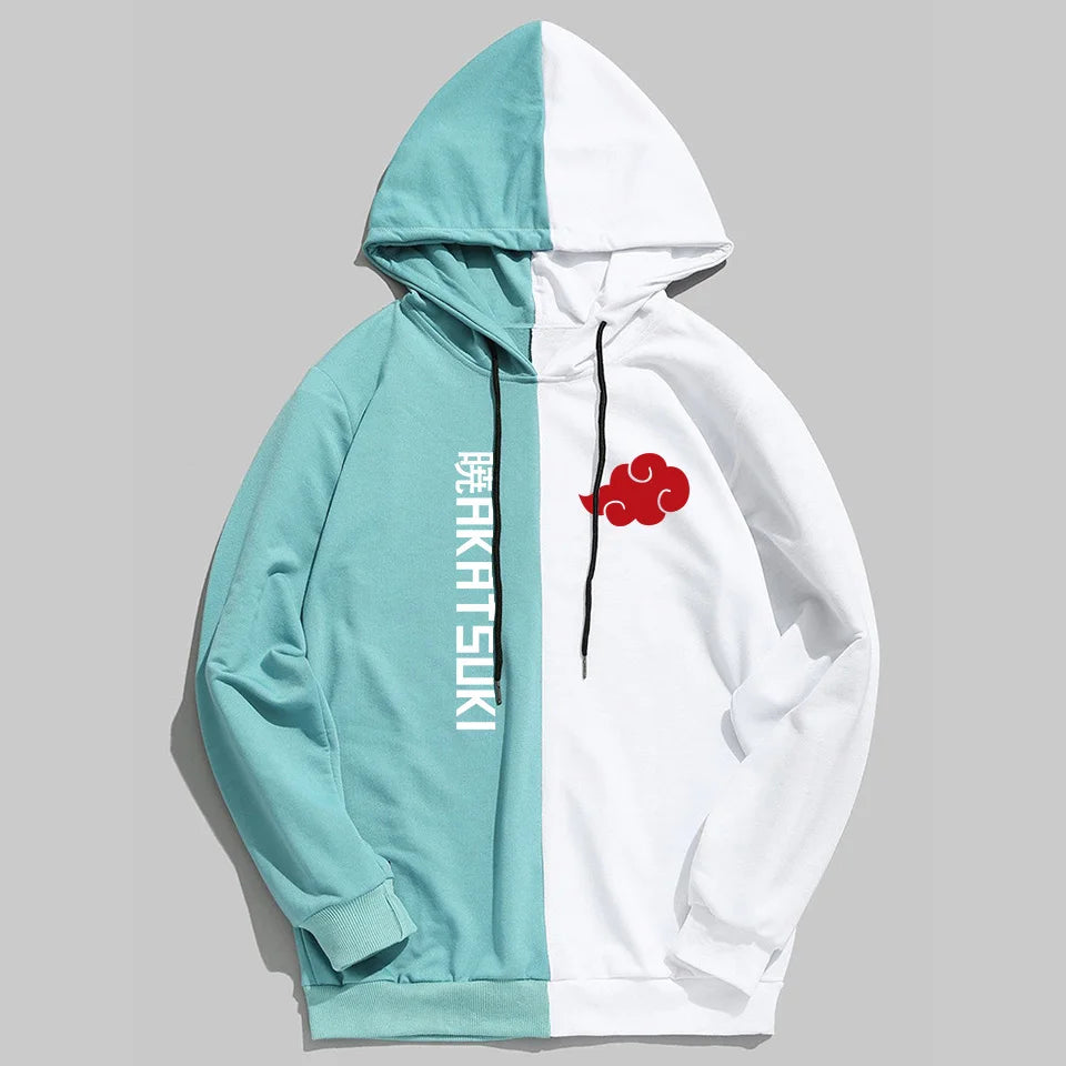 Akatsuki 2 Tone Pull Over Hoodie