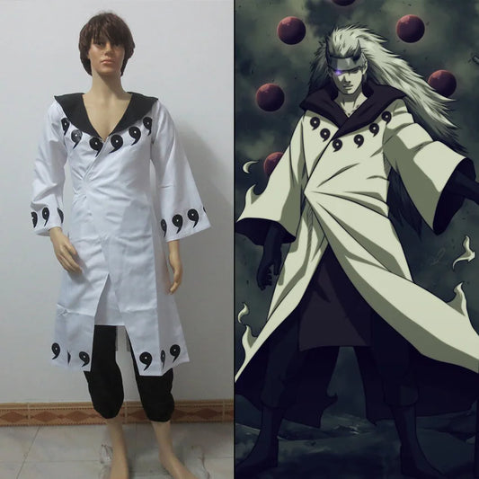 Madara Uchiha Ten Tails Jinchuriki Black Collar Cosplay