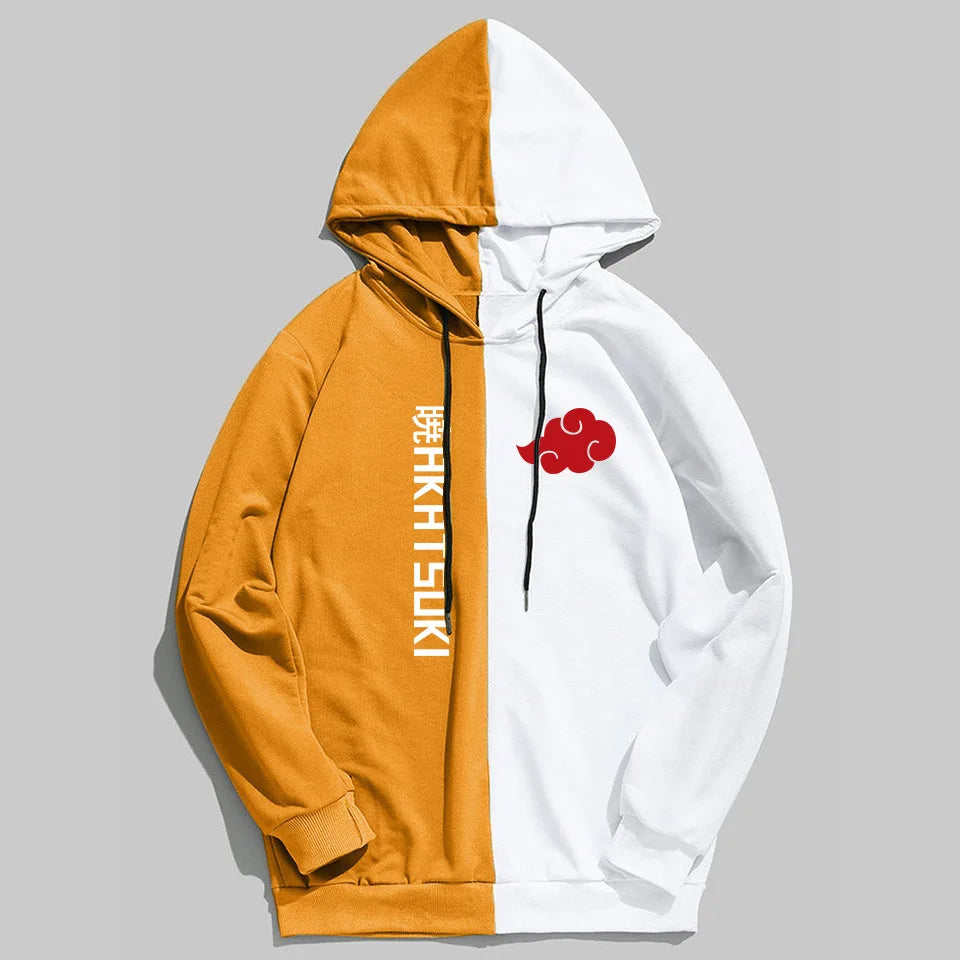 Akatsuki 2 Tone Pull Over Hoodie