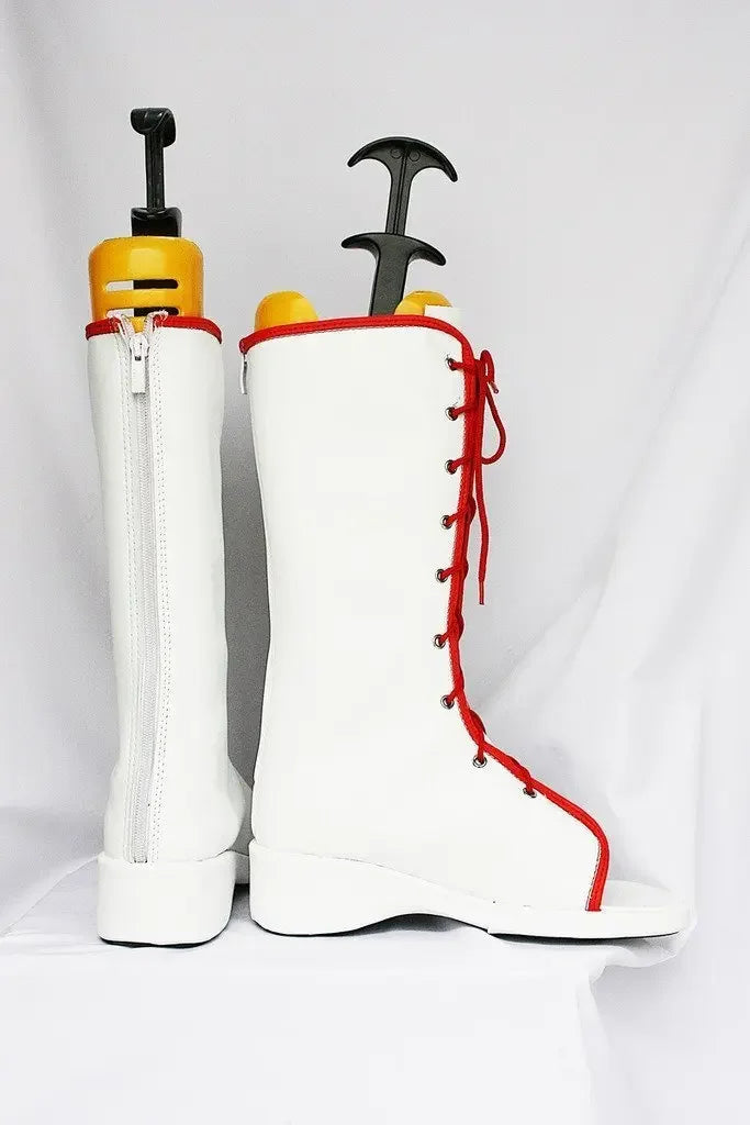 White & Red Akatsuki Ninja Boots