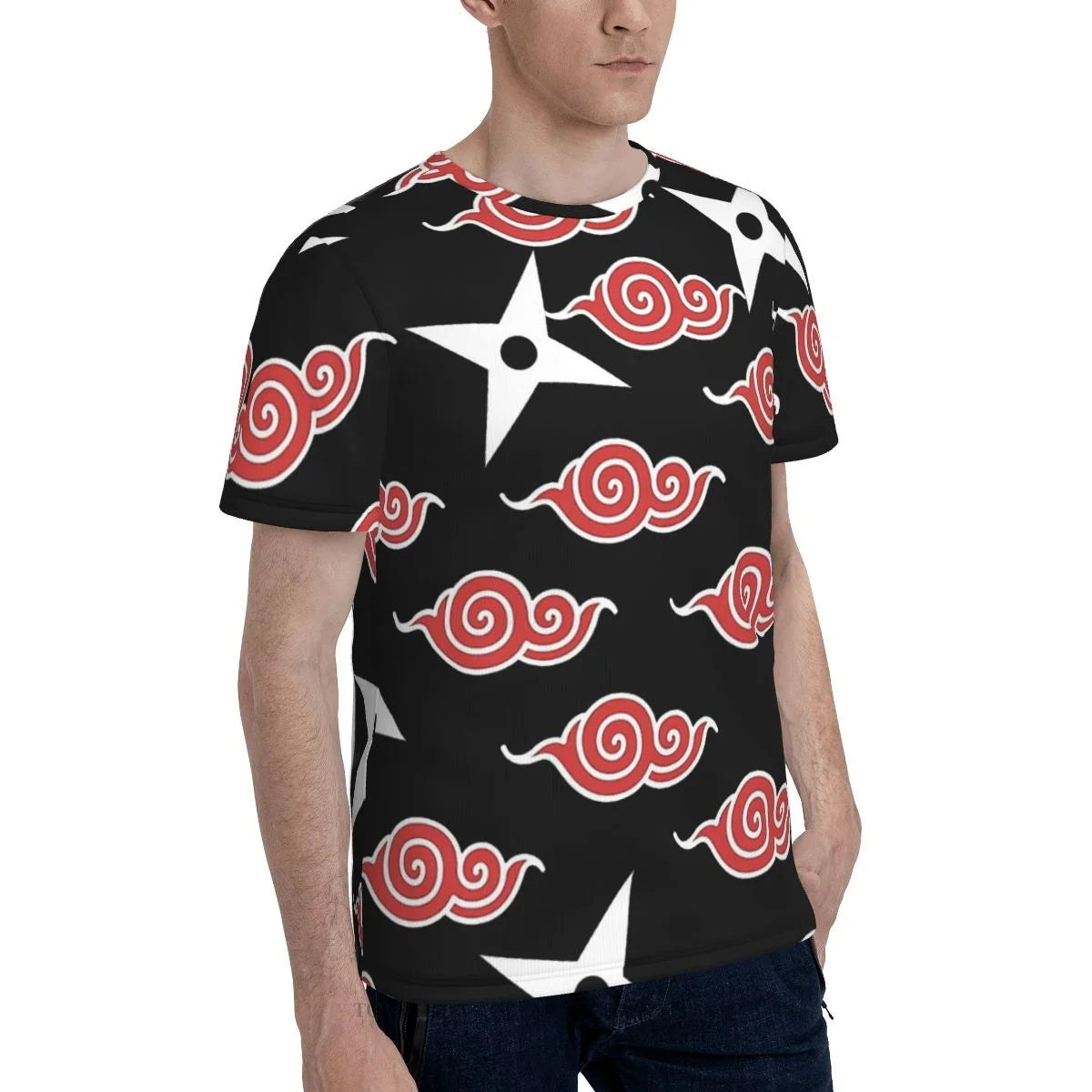 Akatsuki Alt Cloud & Shuriken T-shirt