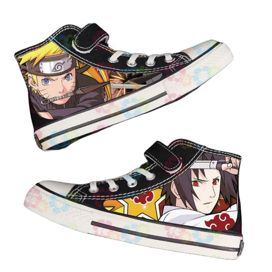 Glow in the Dark Naruto/Sauske Chucks