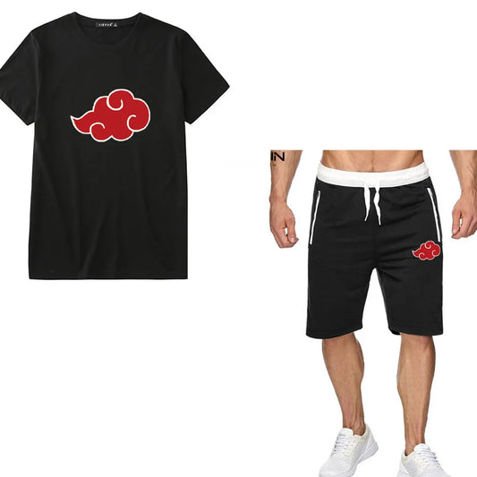 Akatsuki Cloud Shirt and Short Combo