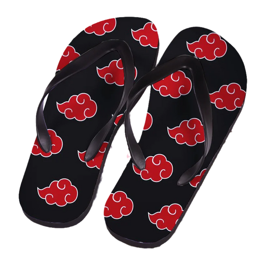 Cloudy Akatsuki Flip Flops